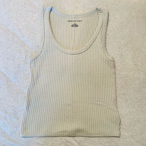 American Eagle Plush Rib Tank Top